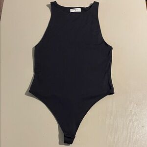 Babaton Black Sleeveless Bodysuit- Size Medium
